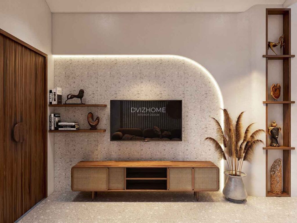 Mẫu phòng khách Nhật Bản phong cách tối giản