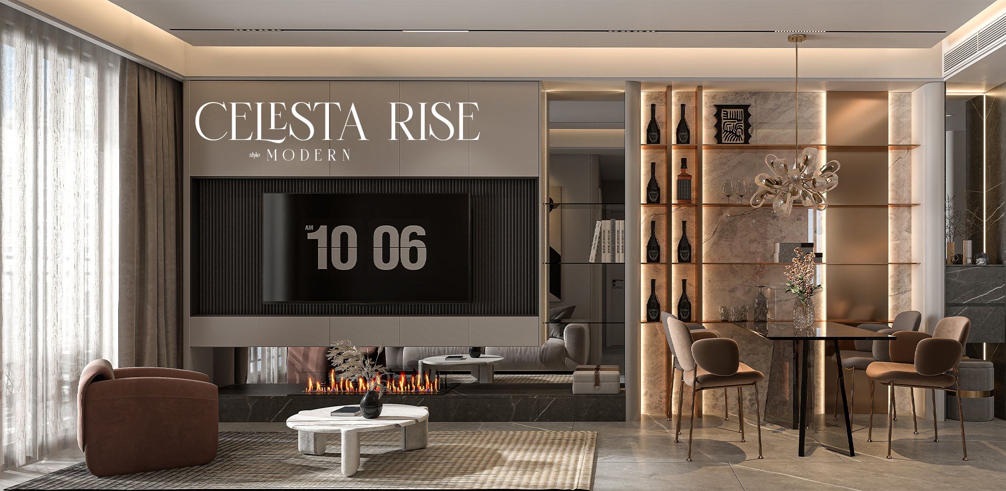 NỘI THẤT CĂN HỘ CELESTA RISE – MODERN