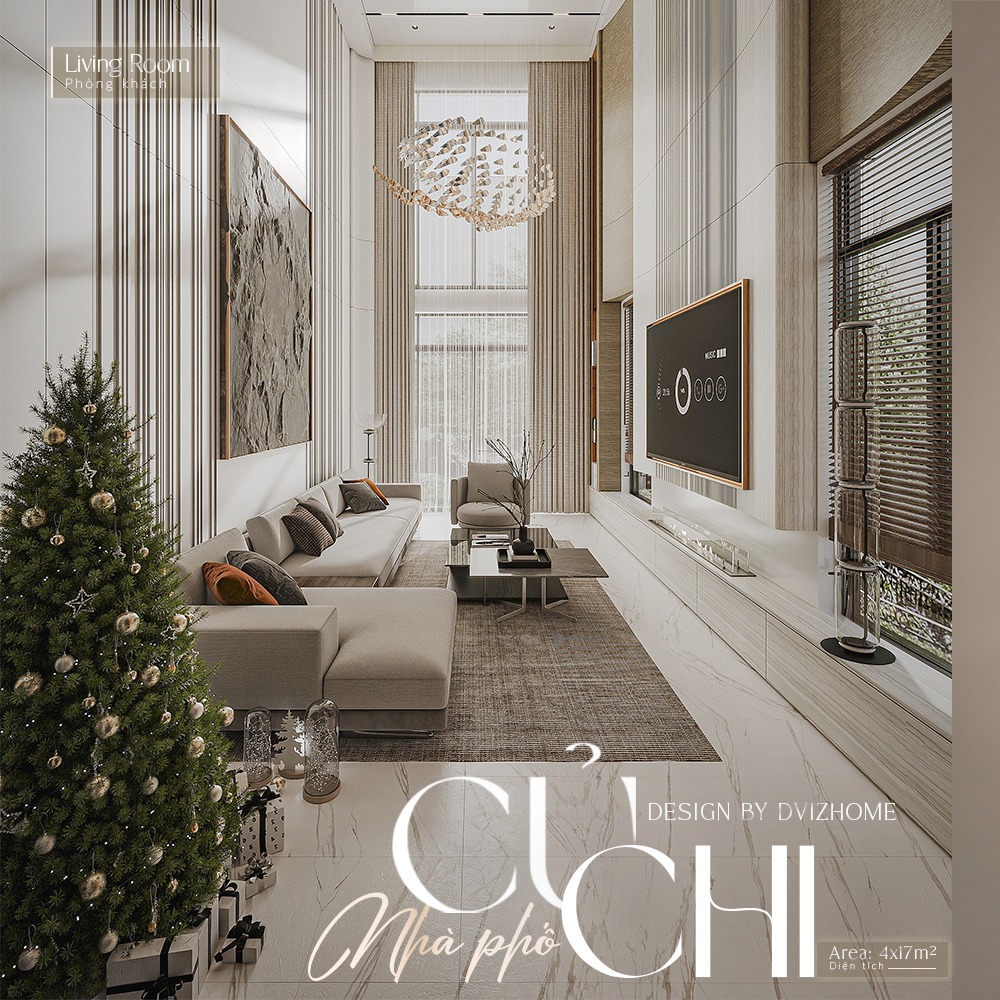 NỘI THẤT NHÀ PHỐ CỦ CHI – PHONG CÁCH HIỆN ĐẠI