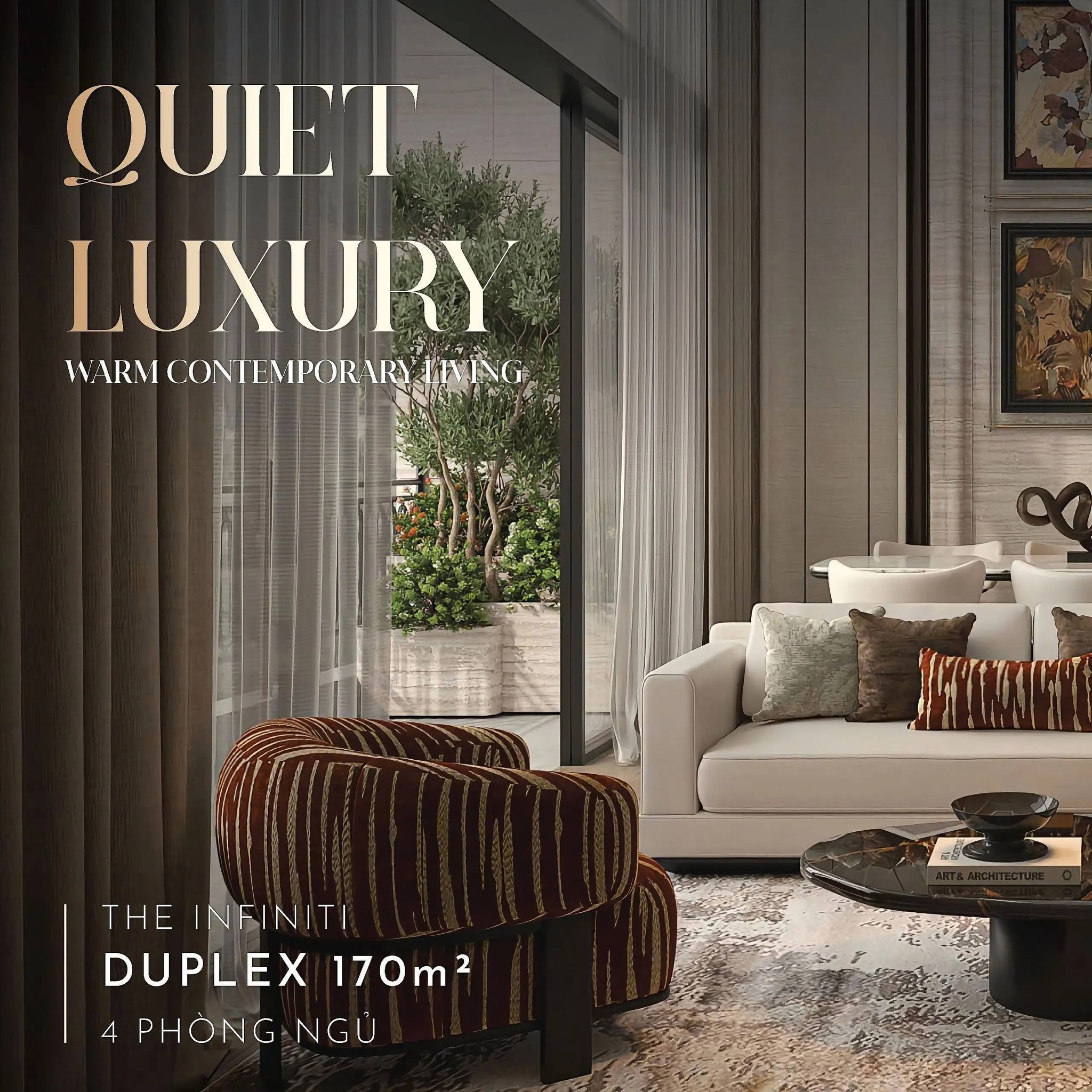 HOÀN THIỆN NỘI THẤT CĂN THE INFINITI DUPLEX – QUIET LUXURY LIVING