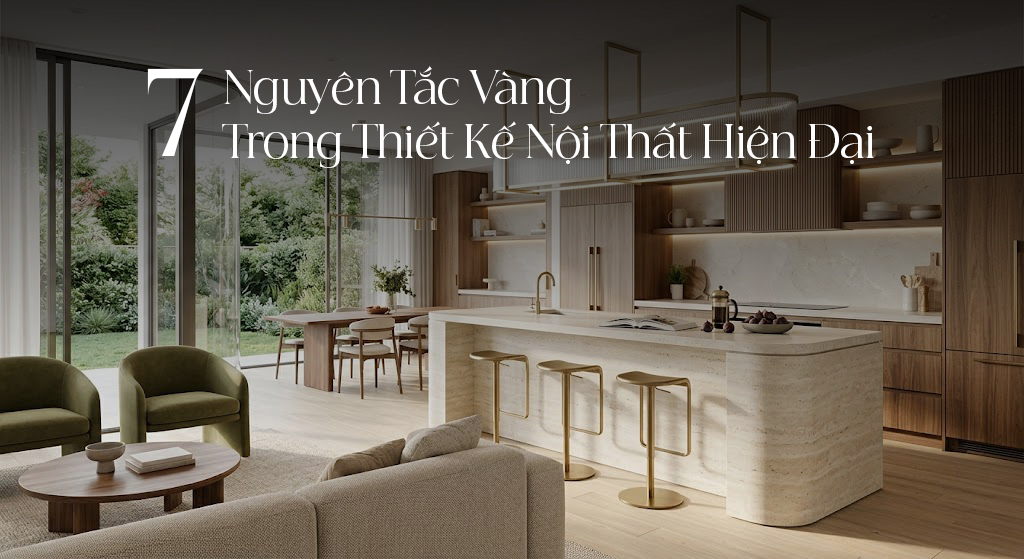 7 Nguyên Tắc Vàng Trong Thiết Kế Nội Thất Hiện Đại Giúp Không Gian Đẹp Bền Vững Theo Thời Gian