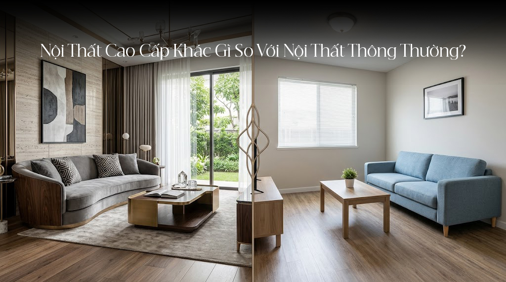 Nội Thất Cao Cấp Khác Gì So Với Nội Thất Thông Thường?