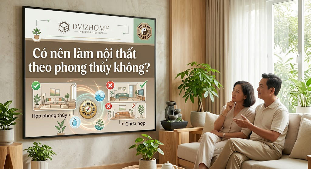 Làm Nội Thất Theo Phong Thủy Có Thực Sự Quan Trọng? Góc Nhìn Hiện Đại Trong Thiết Kế Không Gian Sống